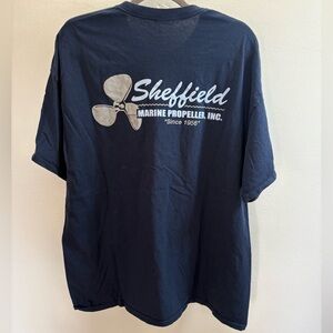 Sheffield Marine Propeller Navy Blue T-shirt 2XL
